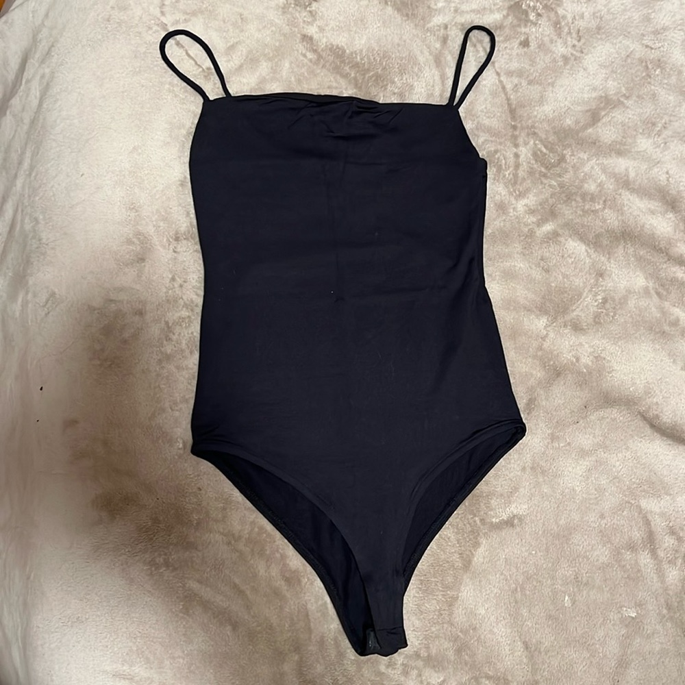Clearance❗️ New Zara Short Sleeve Black Bodysuit Size S
